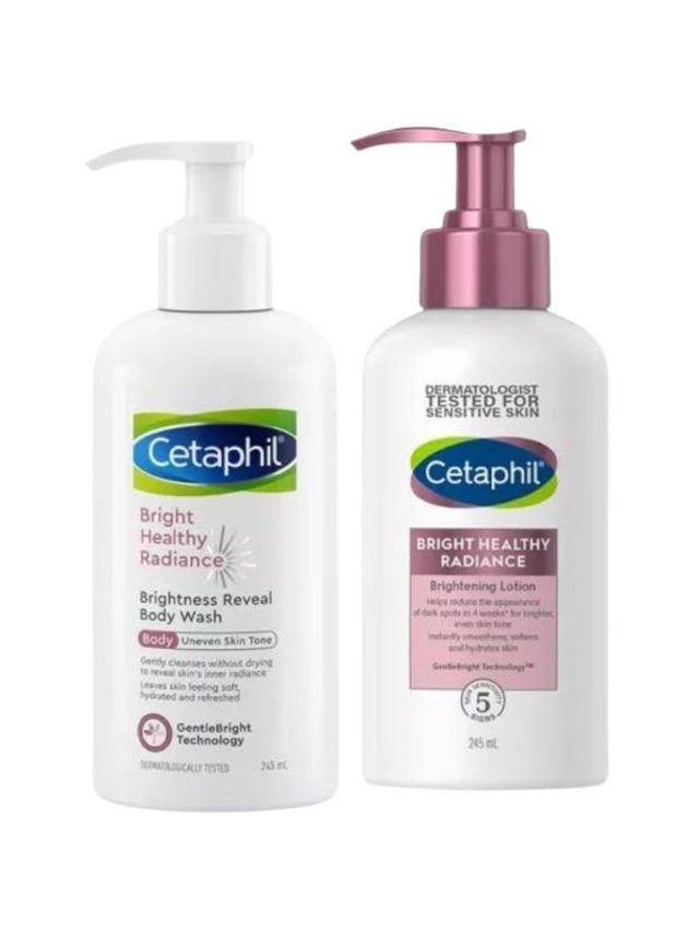 Cetaphil Brightening Lotion 245ml + Cetaphil Brightness Reveal Body